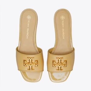NWOB Tory Burch ELEANOR SLIDE in Cornbread Yellow Size 8.5